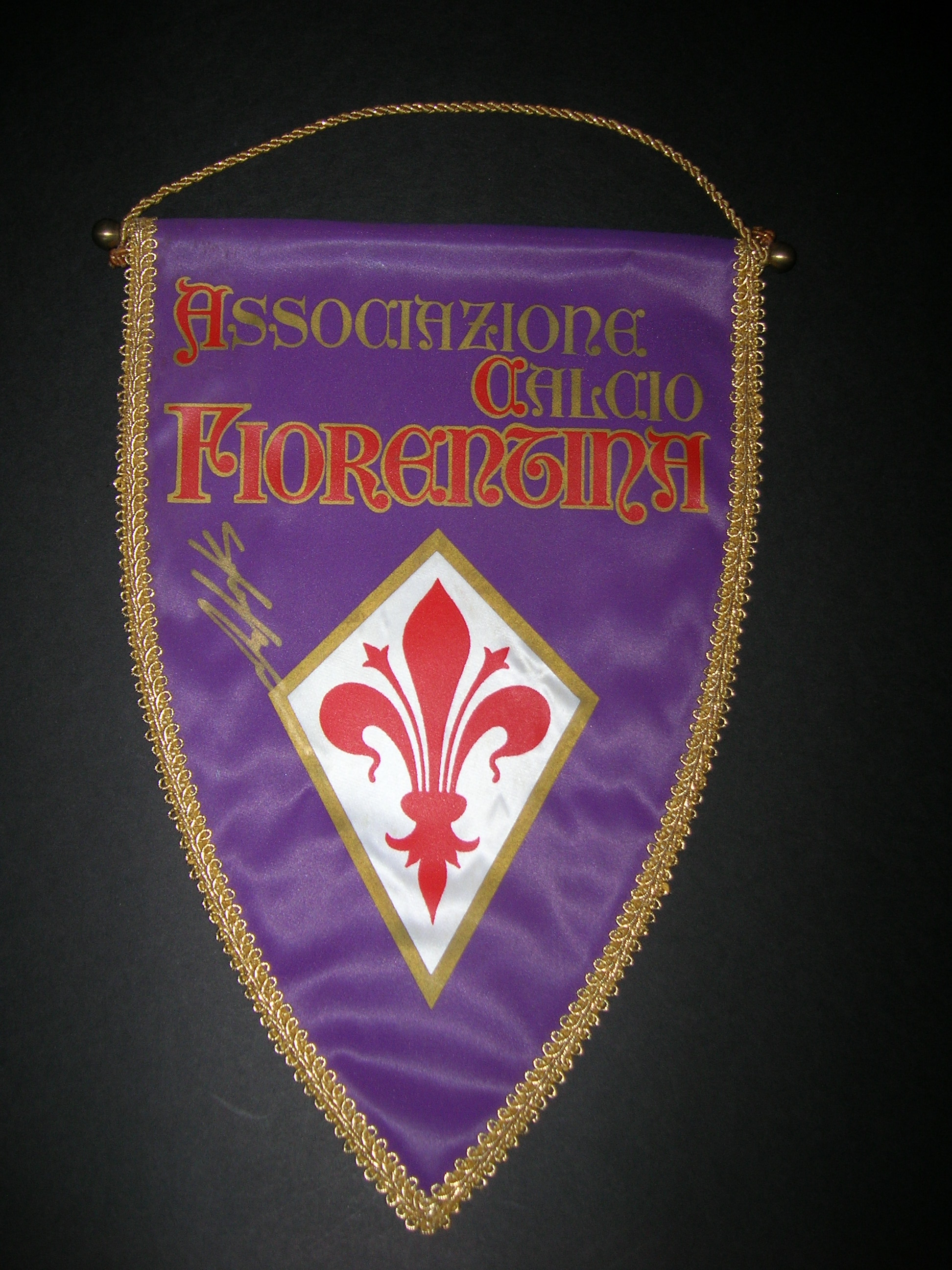 Fiorentina rare fanion vintage football banderin pennant