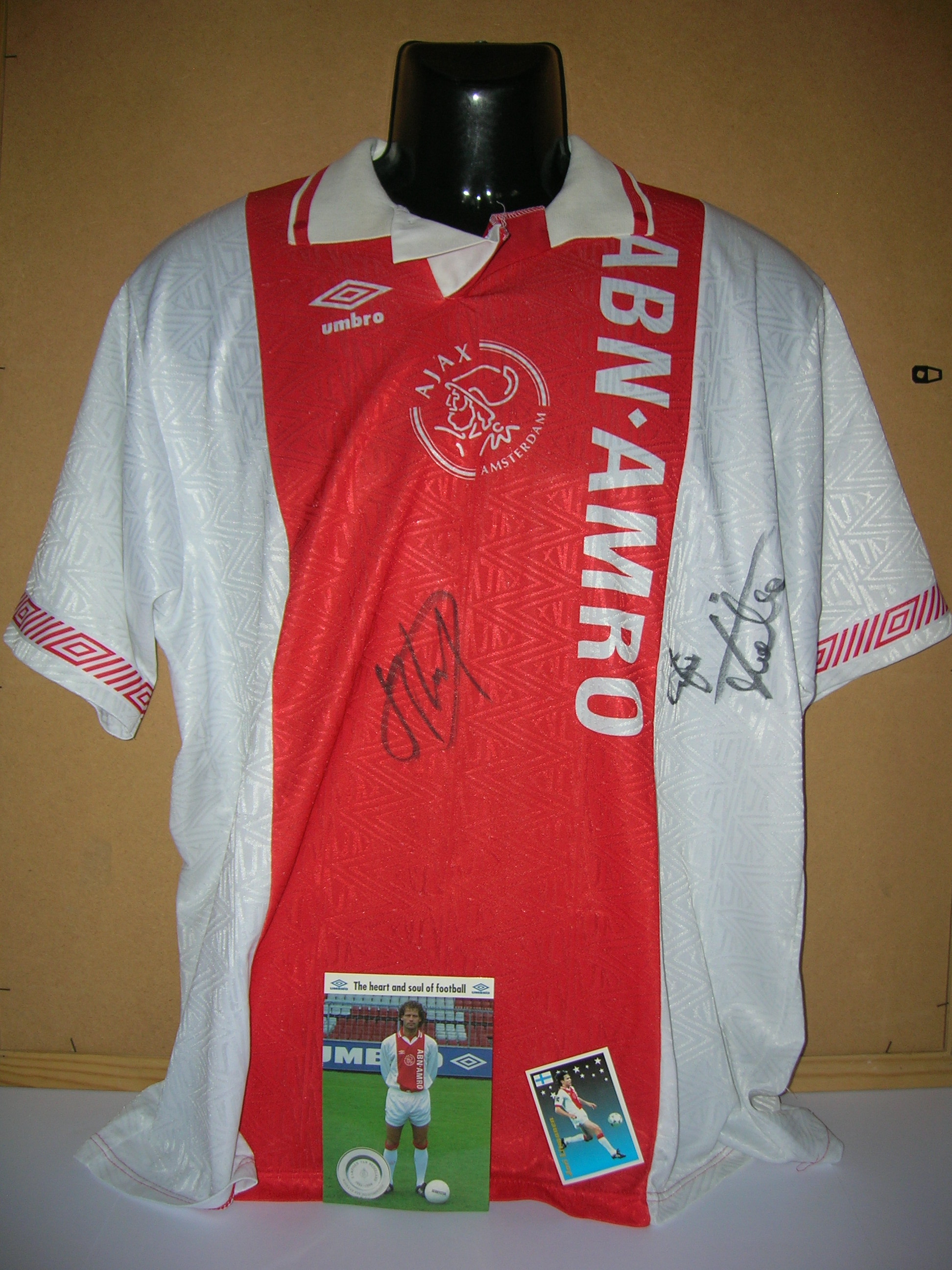 Maillot Ajax Amsterdam Vintage 1996-1997 Domicile Umbro - N°10 Litmanen Taille L